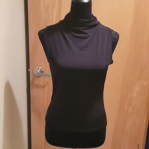 Love Ady black sleeveless mock neck sz L